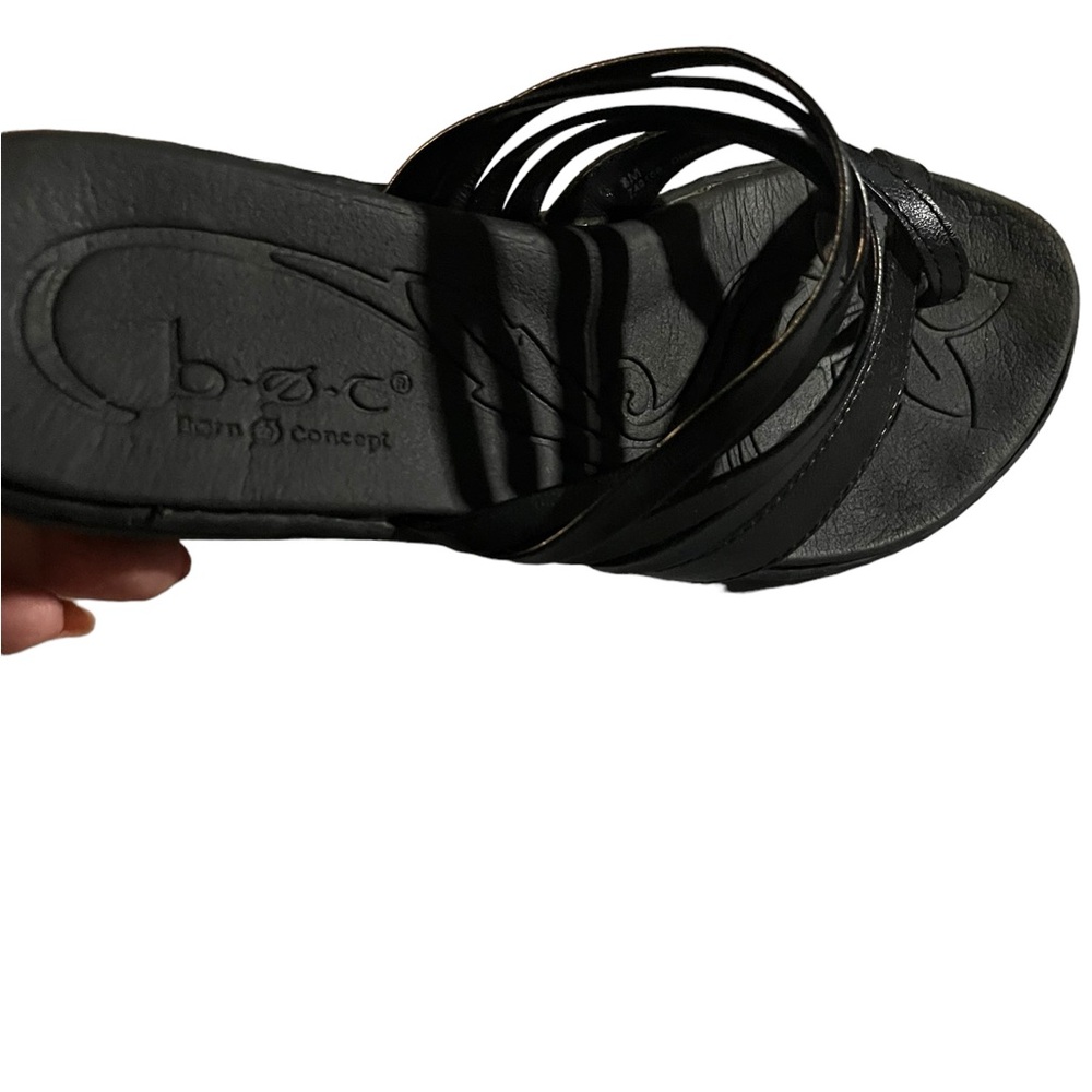 Born Black Leather Sandals - Picture 5 of 12